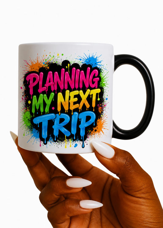 Travel White Coffee Cup